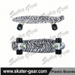 22.5*6 inch Penny style printing skateboard black&white