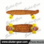 22.5*6 inch Penny style printing skateboard leopard