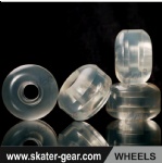 SKATERGEAR PU skateboard wheels with transparent color