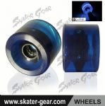 SKATERGEAR 70*51MM Blue LED wheels