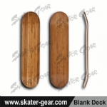 SKATERGEAR Custom Bamboo skateboard deck