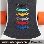 SKATERGEAR riser pad for longboard dancing deck