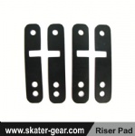 SKATERGEAR 2 mm Rubber Skateboard Riser Pad for drop through deck