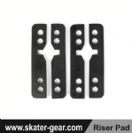 SKATERGEAR 3 mm Rubber Skateboard Riser Pad for drop through deck