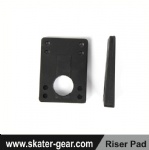 SKATERGEAR 6-12 mm Rubber Skateboard Wedge Riser Pad